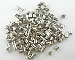 Затискні намистини (кримпи) "Труба" Колір срібло, розмір 1,5 мм*500 шт.
