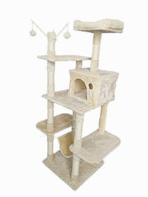 Кігтеточка, будиночок, дряпка для кішок Avko CatTree 1063 Beige