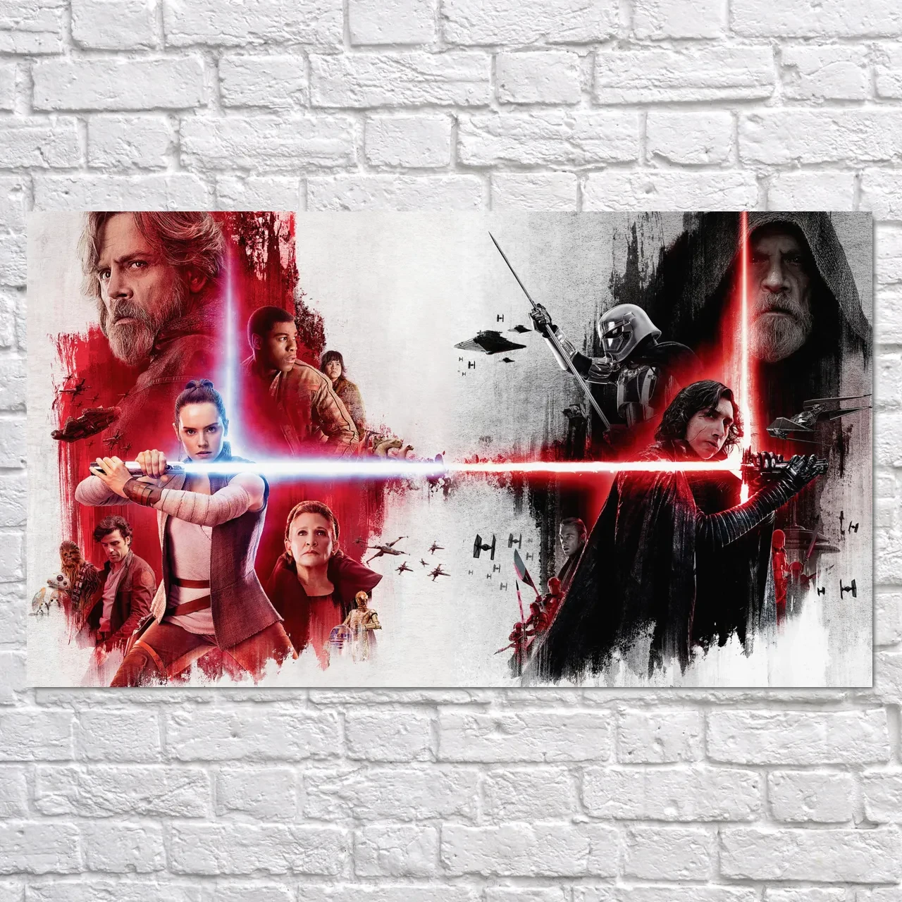 Плакат "Зоряні війни: Останні джедаї, Star Wars: Last Jedi (2017)", 34×60см