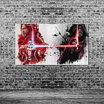 Плакат "Зоряні війни: Останні джедаї, Star Wars: Last Jedi (2017)", 34×60см, фото 3