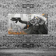 Плакат "Вархаммер 40000, Сестри Битви, Warhammer 40000, Adepta Sororitas", 31×60см, фото 3