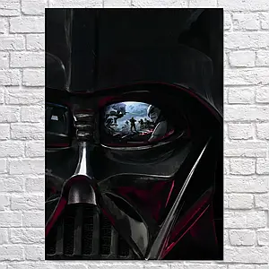 Плакат "Дарт Вейдер, Зоряні Війни, Darth Vader, Star Wars", 60×43см