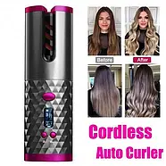 Бездротова з автонакручуванням плойка для завивки волосся Hair curler Заряджається від USB, фото 8