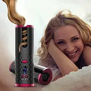 Бездротова з автонакручуванням плойка для завивки волосся Hair curler Заряджається від USB, фото 5