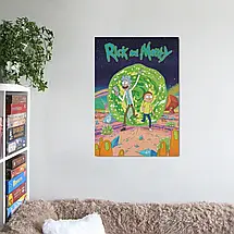 Плакат "Рік та Морті, Rick and Morty", 60×43см, фото 2