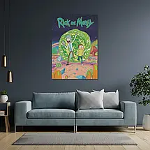 Плакат "Рік та Морті, Rick and Morty", 60×43см, фото 3