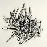 Заклепка алюмінієва Htools 6*12 мм (50 шт) 43B750, фото 3