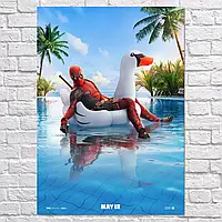 Плакат "Дэдпул, Deadpool", 60×43см