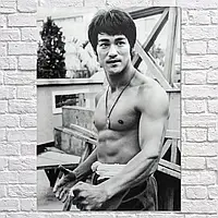 Плакат "Брюс Лі, Bruce Lee", 60×43см