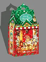 Подарункова коробка для цукерок, Merry Christmas, 500 грам місткість 700 грам