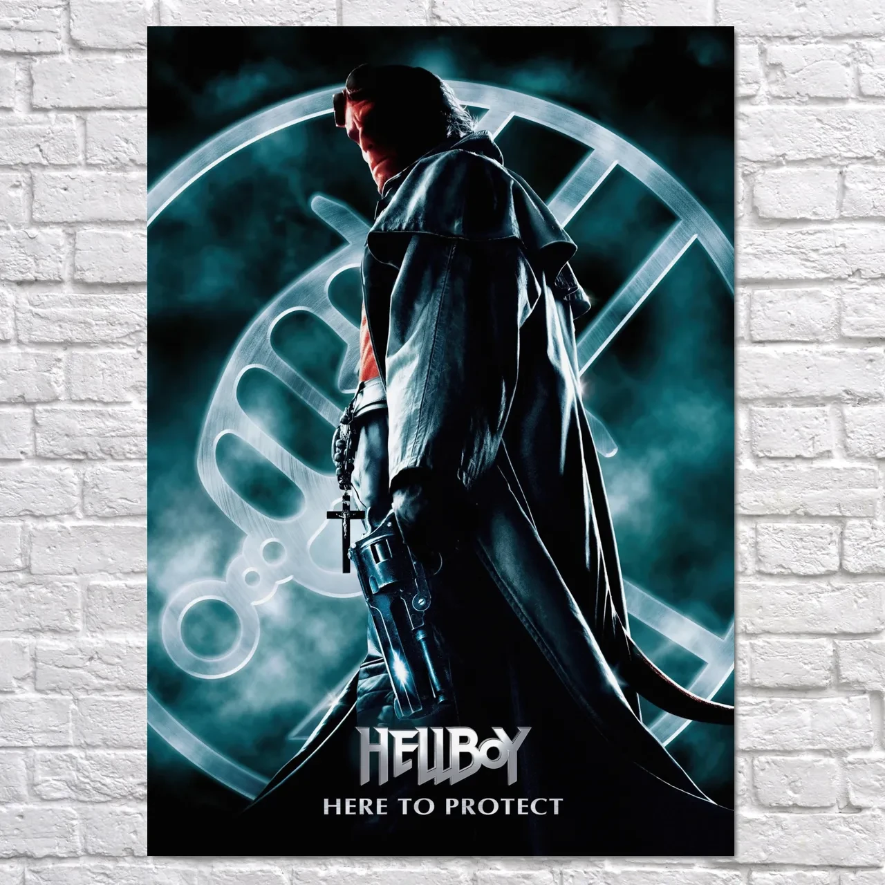 Плакат "Хеллбой, Hellboy (2004)", 60×43см