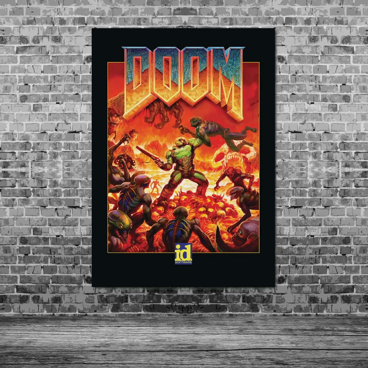 Плакат "Дум, оновлений класичний постер, Doom", 60×43см (ID#757611168 ...