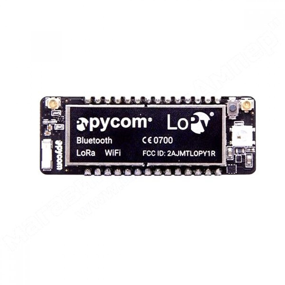 Pycom LoPy MicroPython enabled development board (LoRa, WiFi, Bluetooth)