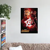 Плакат "Месники, Війна Нескінченності, червона команда, Avengers: Infinity War (2018)", 60×40см, фото 2