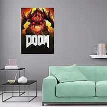 Плакат "Дум, Doom", 60×43см, фото 2