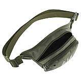 Сумка-бананка тактична на пояс SILVER KNIGHT UKRAINE TY-1165-UKR (15х9х7 см), фото 5