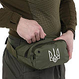Сумка-бананка тактична на пояс SILVER KNIGHT UKRAINE TY-1165-UKR (15х9х7 см), фото 9