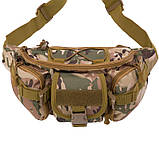 Сумка-бананка тактична на пояс TY-8032 (37х18х3 см), фото 3