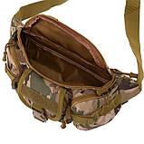 Сумка-бананка тактична на пояс TY-8032 (37х18х3 см), фото 7