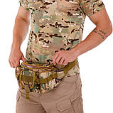 Сумка-бананка тактична на пояс TY-8032 (37х18х3 см), фото 10