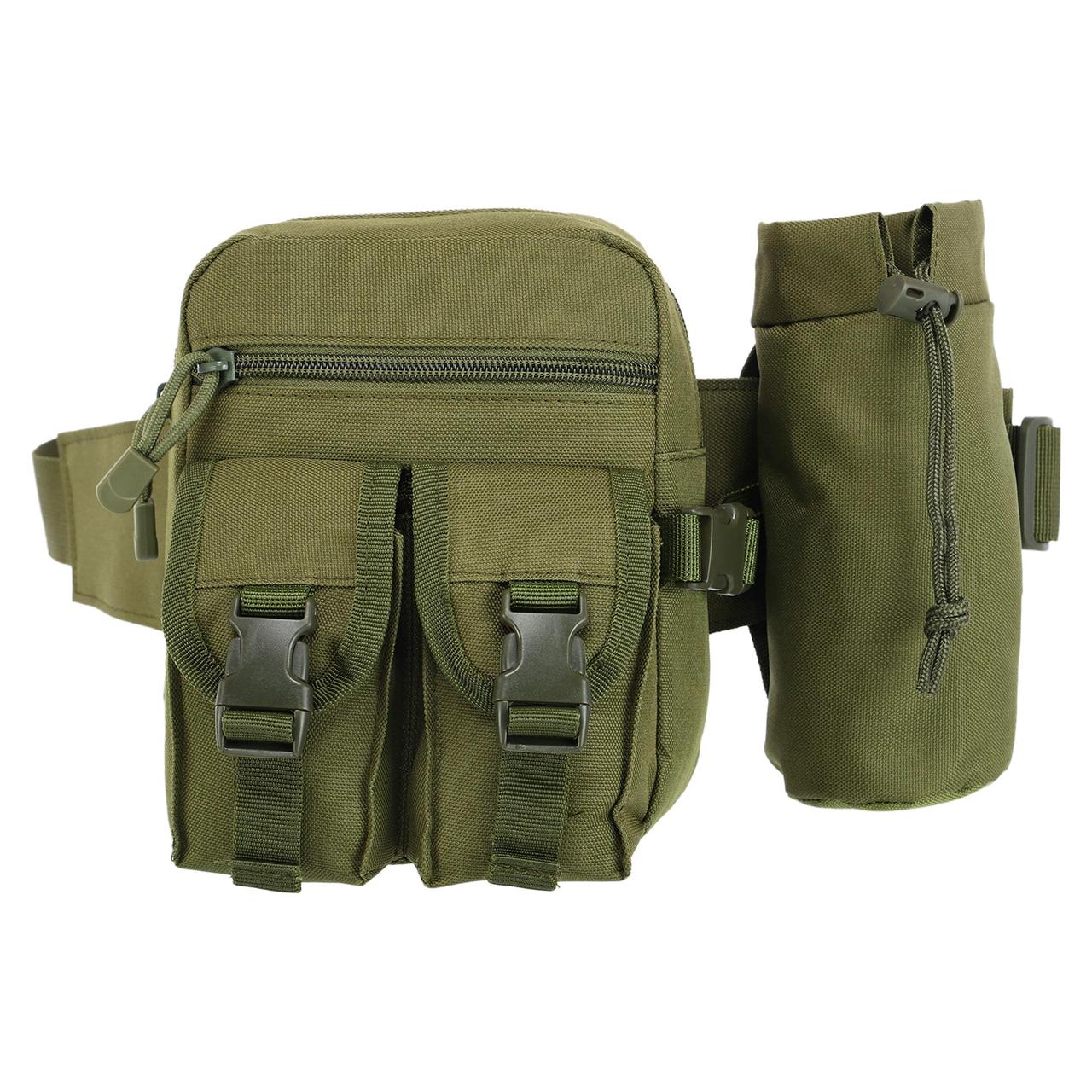 Сумка-бананка тактична на пояс ZK-5512 (19х16х9 см), фото 1