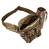 Сумка-бананка тактична на пояс ZK-5512 (19х16х9 см), фото 8