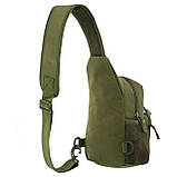 Сумка-слінг тактична однолямкова Military Rangers ZK-9102 (28x16x10 см) 5 л, фото 7