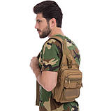 Сумка-слінг тактична однолямкова SILVER KNIGHT TY-184 (30х16х8 см) 4 л, фото 7