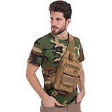 Сумка-слінг тактична однолямкова SILVER KNIGHT TY-184 (30х16х8 см) 4 л, фото 8