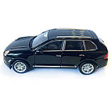 Іграшкова машинка металева WELLY 1:24 PORSCHE CAYENNE TURBO, чорний, 20*8*7 см (22431W), фото 2