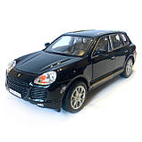 Іграшкова машинка металева WELLY 1:24 PORSCHE CAYENNE TURBO, чорний, 20*8*7 см (22431W), фото 3