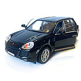 Іграшкова машинка металева WELLY 1:24 PORSCHE CAYENNE TURBO, чорний, 20*8*7 см (22431W), фото 5