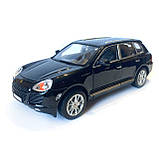 Іграшкова машинка металева WELLY 1:24 PORSCHE CAYENNE TURBO, чорний, 20*8*7 см (22431W), фото 7