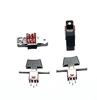 11-00-214. Тумблер з клавішею SRLS-203-A1 (ON-OFF-ON), 6pin, 1,5A-250V, чорний