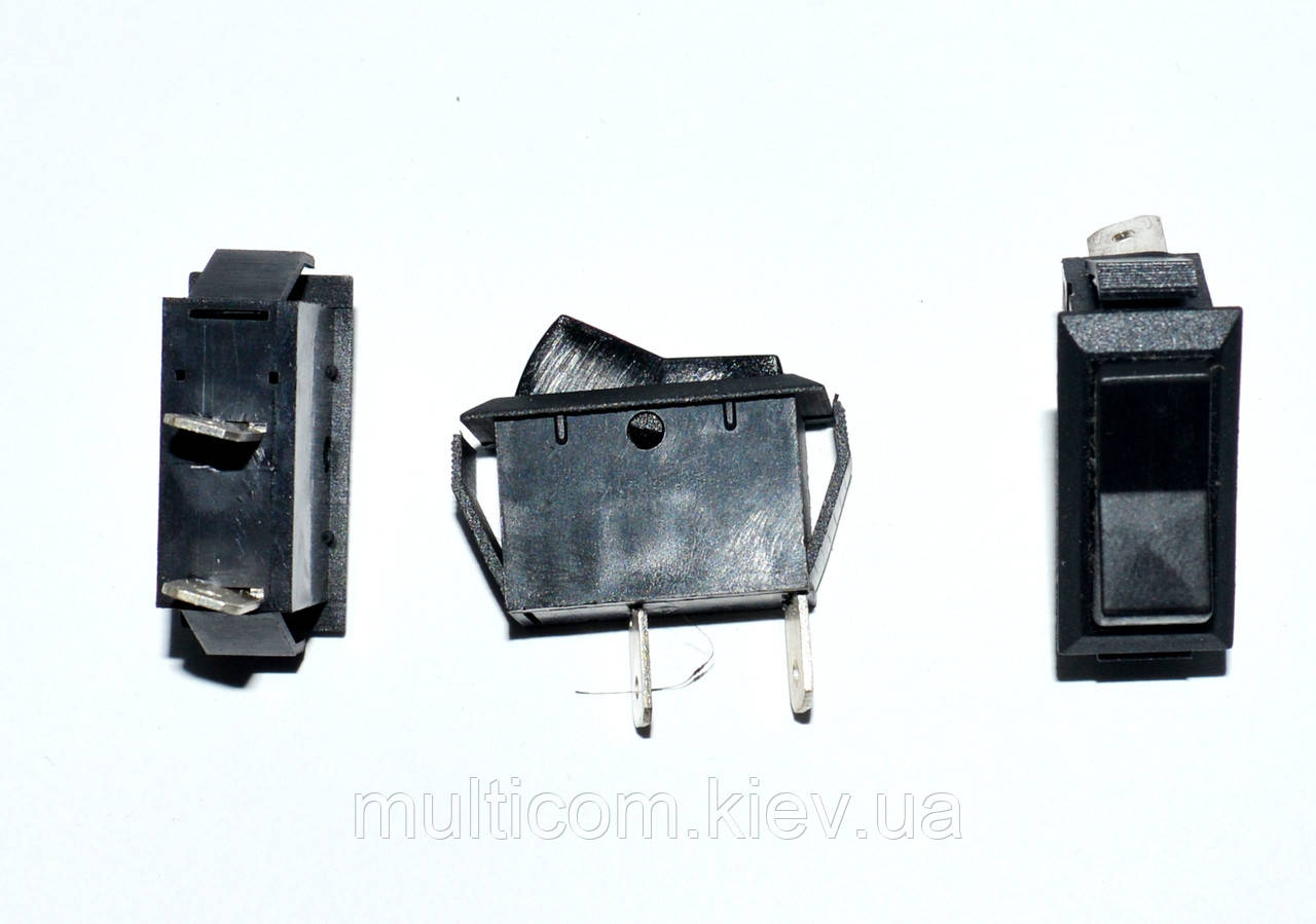 11-05-153. Перемикач ASW-09-101 (ON-OFF), 2pin, 12V, 20А, чорний
