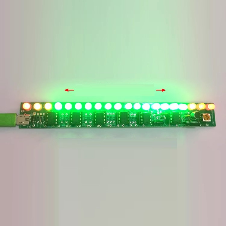 KIT набір візуальний еквалайзер, індикатор аудіорівня одинарний, фото 1