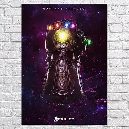 Плакат "Камені Вічності, Infinity Gauntlet", 60×43см, фото 2