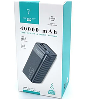 Power bank Konfulon А 21s 40000 mah 15W повербанк быстрая зарядка Мощный портативный аккумулятор