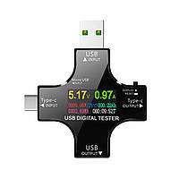 USB тестер Bluetooth блютуз Atorch J7-C USB-C micro USB тестер