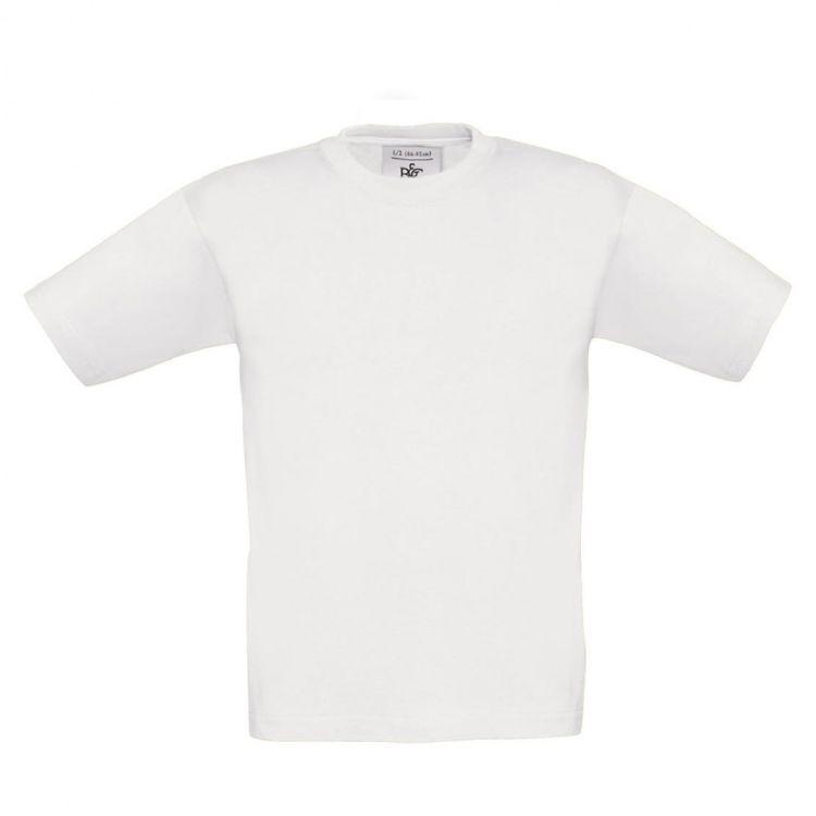 Дитяча футболка B&C Exact 150 біла - white