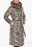 Жіноча таупова куртка з пухнастою облямівкою модель 56586, фото 5