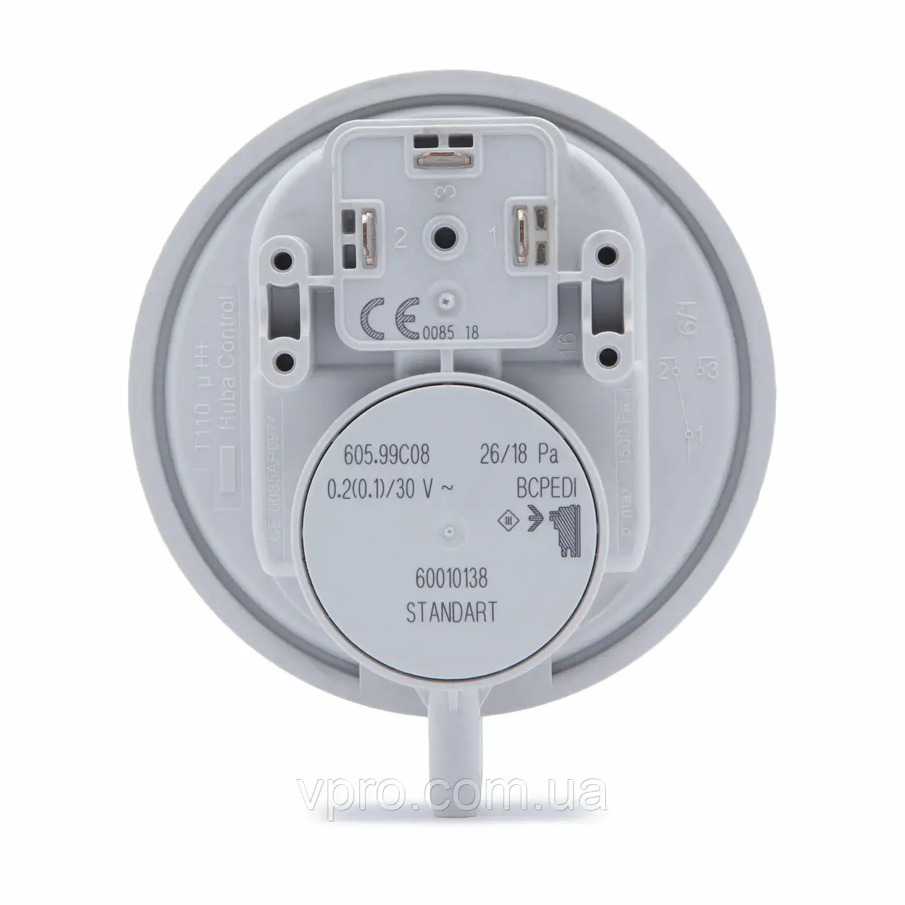 Реле тиску/пресостат HUBA 26/18 Pa для газового котла (універсальне), фото 1