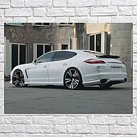 Плакат "Порш Панамера, Porshe Panamera", 43×60см