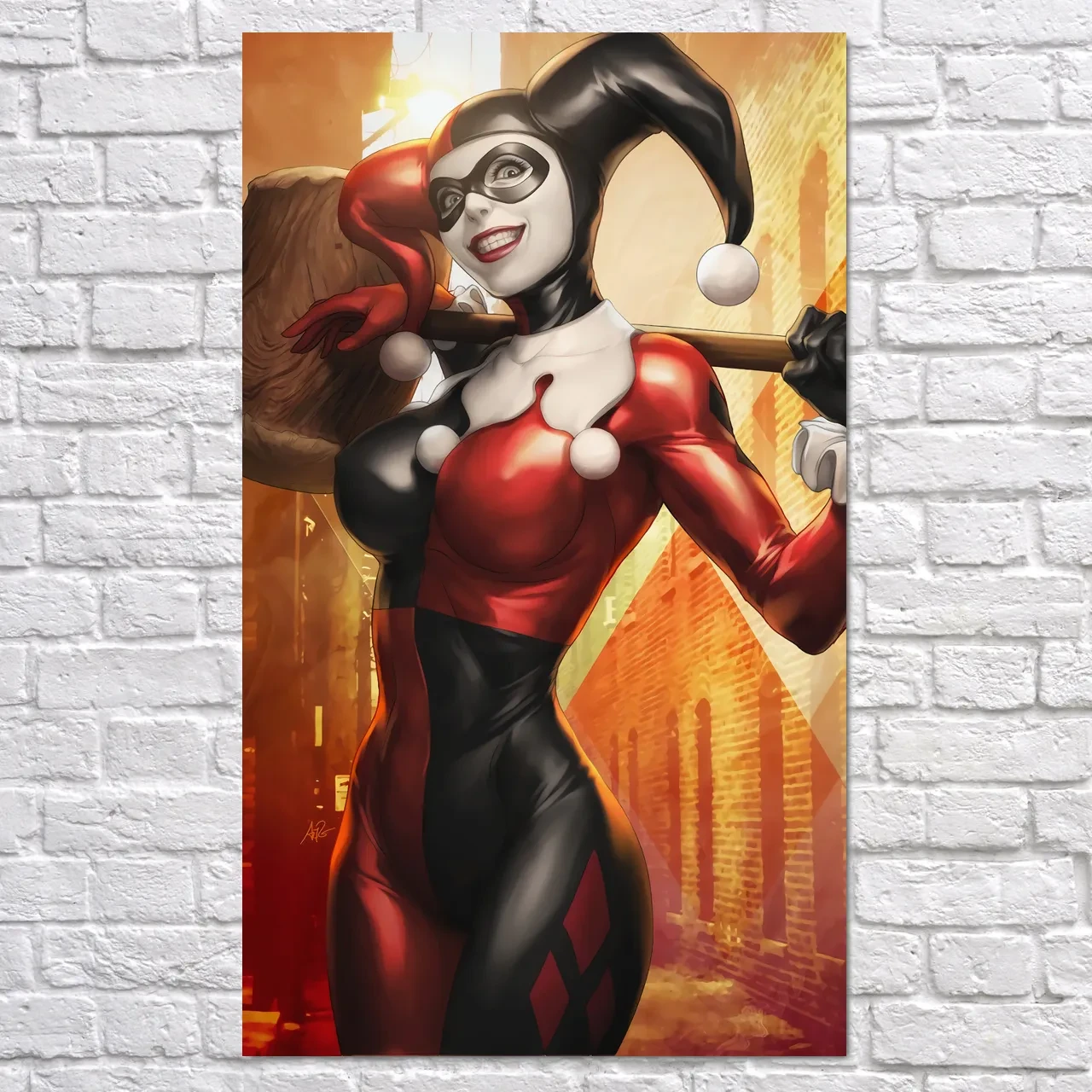 Плакат "Гарлі Квінн, Harley Quinn", 60×35см