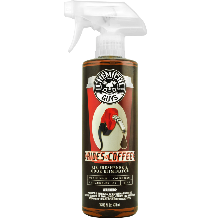 Ароматизатор (нейтралізатор запахів) Chemical Guys Air Freshener, 473 мл Rides and Coffee, фото 1