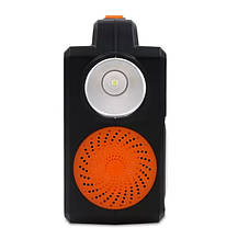Портативна сонячна станція Easy power EP-393BT овітіння+блютуз +радіо+USB MP3+power bank+лампочки, фото 4