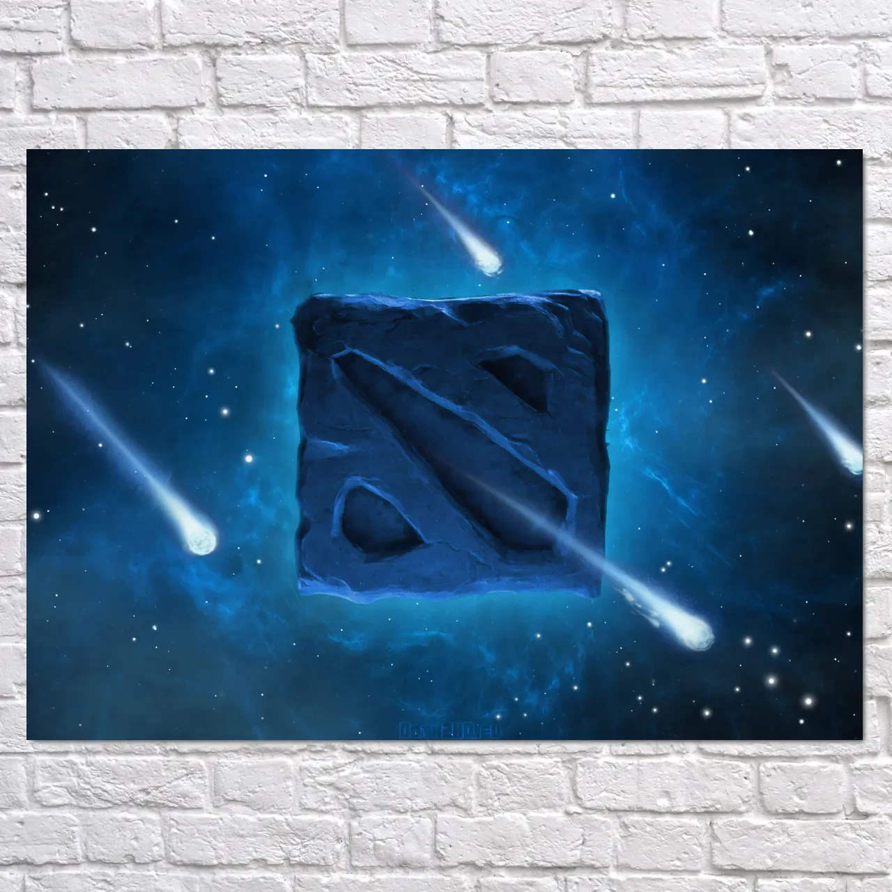 Купить Плакат "Дота 2, лого, Dota 2", 60×85см, цена 250 ₴ — Prom.ua (ID ...
