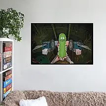 Плакат "Огірок Рік і Морті, Rick and Morty", 40×60см, фото 2