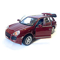 Іграшкова машинка металева WELLY 1:24 PORSCHE CAYENNE TURBO, червоний, 20*8*7 см (22431W), фото 5