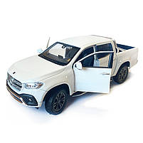 Іграшкова машинка металева WELLY 1:27 MERCEDES-BENZ X-CLASS, біла, відкр.двері, 19*6.5*6.5 см (24100W), фото 4